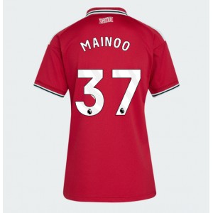 Manchester United Kobbie Mainoo #37 Jalkapallovaatteet Naisten Kotipaita 2026-27 Lyhythihainen